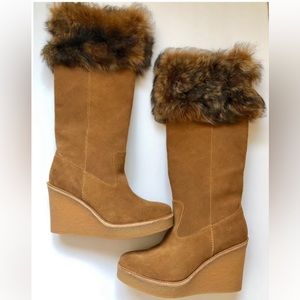 Ugg valberg toscana wedge boots, Size: 6